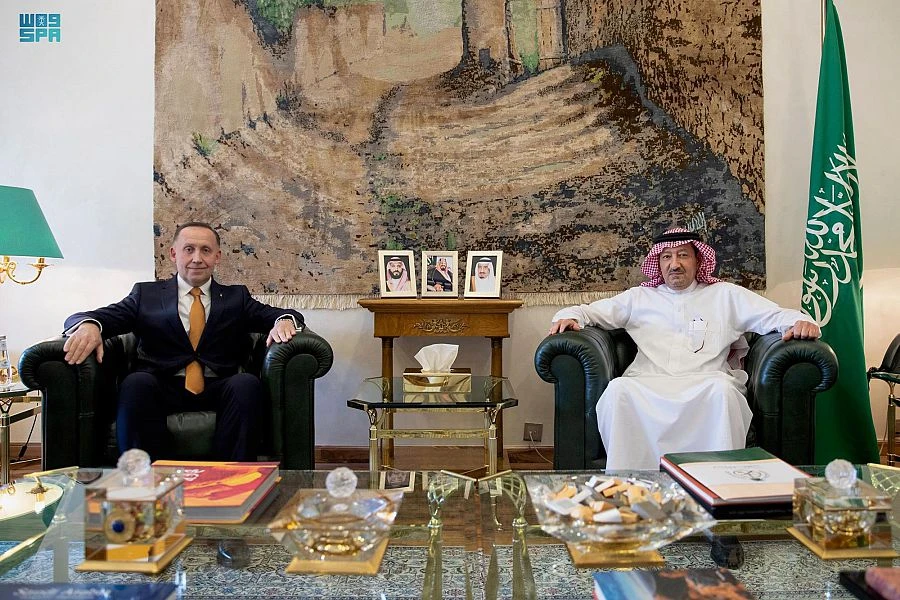 Saudi deputy FM meets Ukrainian envoy