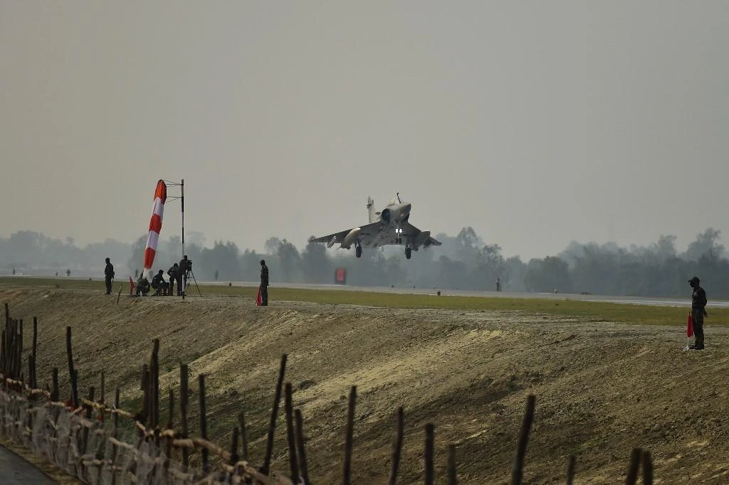 The air force said it later received information from Iran’s capital Tehran to disregard the bomb scare and the flight continued its journey. (File/AFP)