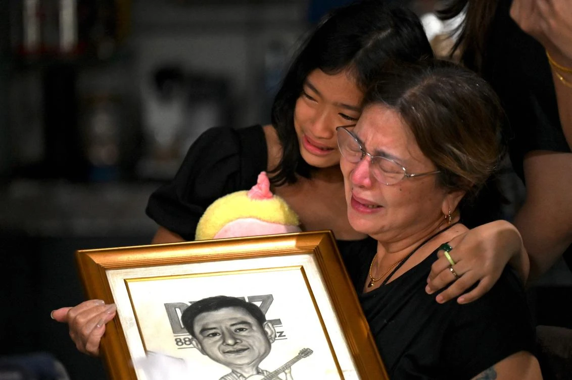 Radio journalist Percival Mabasa had been critical of the previous president and some policies and officials in incumbent Ferdinand Marcos Jr.’s administration. (AFP)