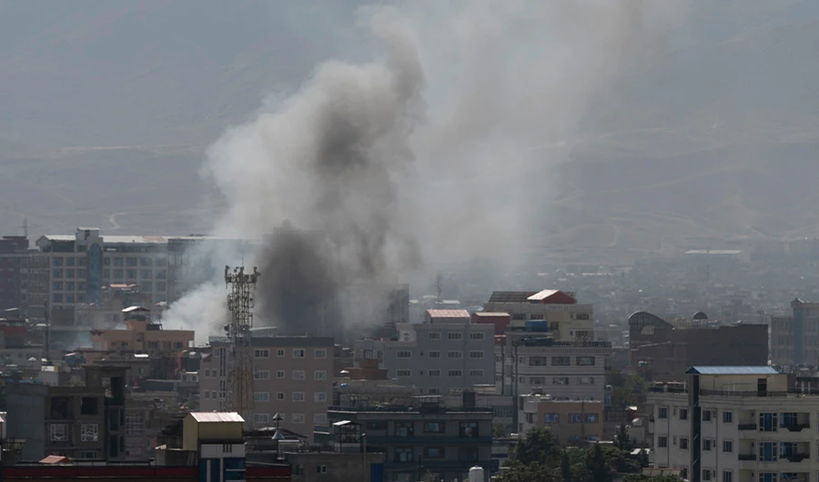 Taliban report mosque blast at government ministry in Kabul