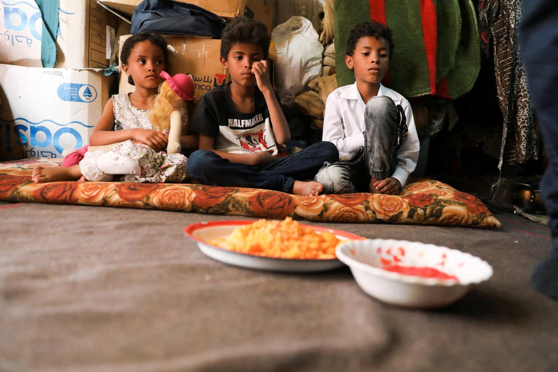 The United Nations says 19 million people — or 60 percent of the Yemeni population — are experiencing what it calls acute food insecurity. (Reuters)