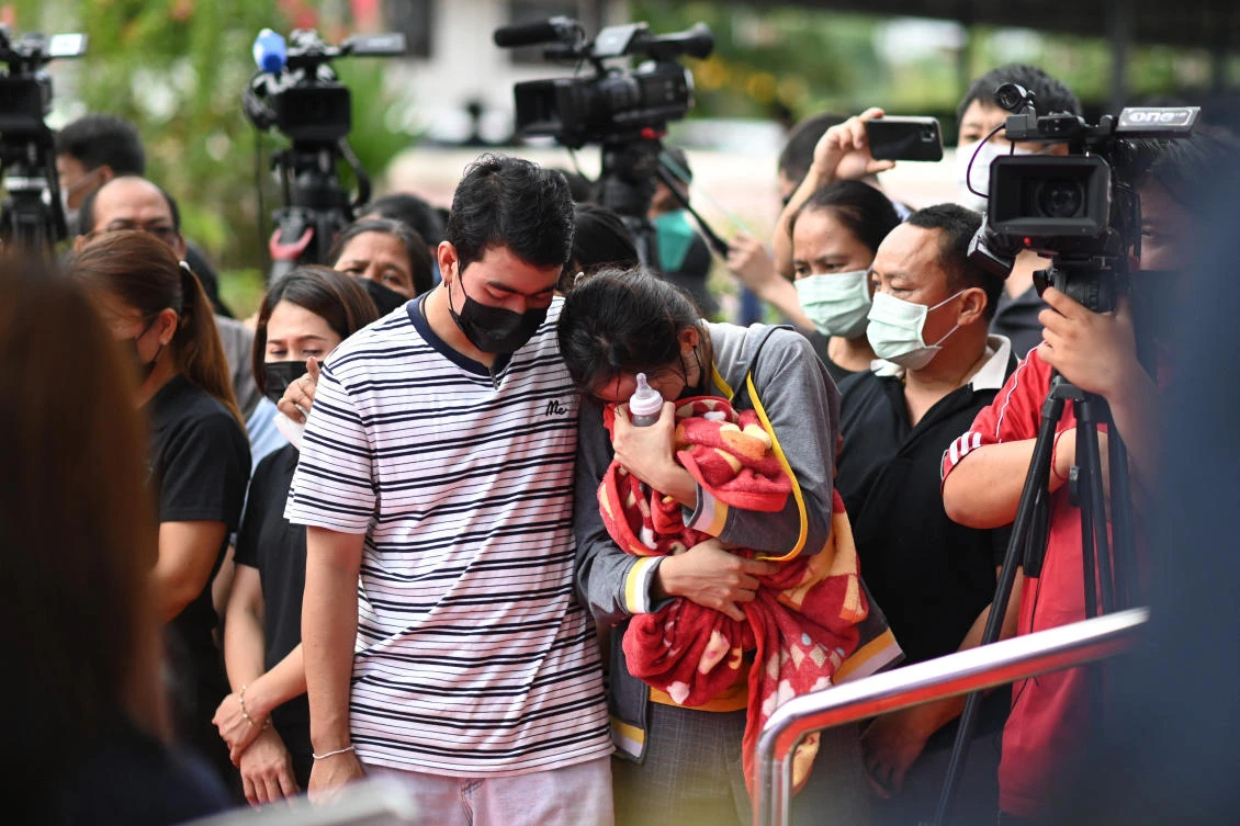 Thailand mourns children, others slain by ex-police officer