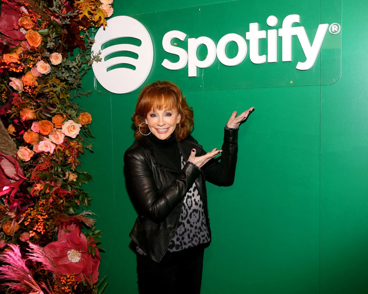 In this photo taken on Oct. 29, 2019, Reba McEntire attends Spotify's launch of its new podcast in Nashville, Tennessee. (Getty Images for Spotify/AFP file)