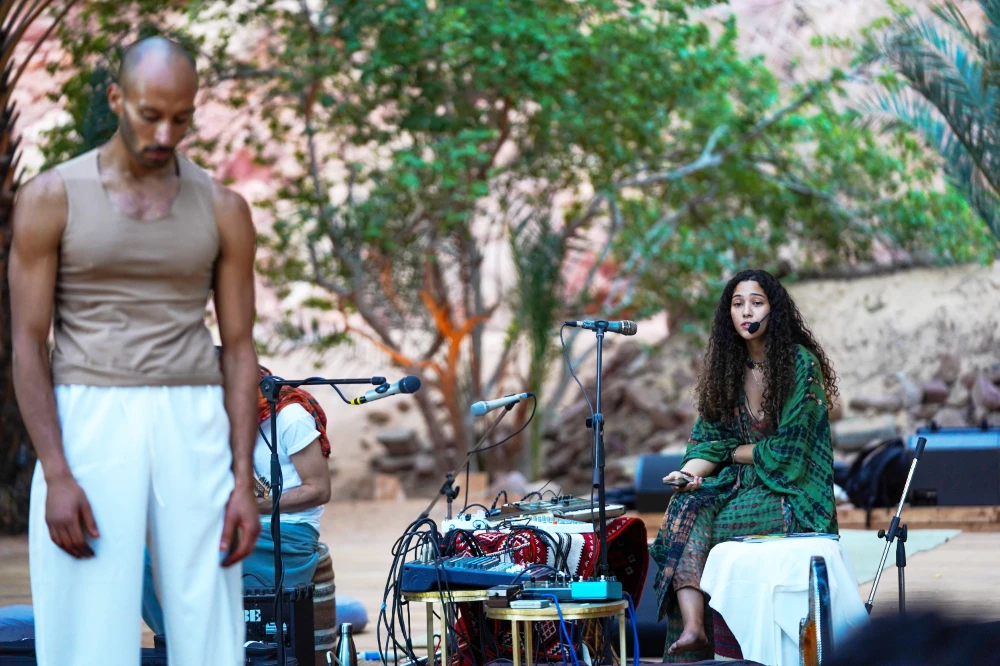 Trio uses art to promote well-being at AlUla festival