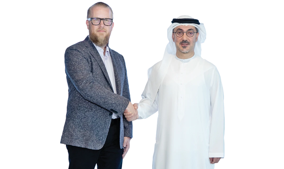 Mohammed Rasoul, amana’s CEO, and Hamed Ali, CEO of DFM and Nasdaq Dubai.