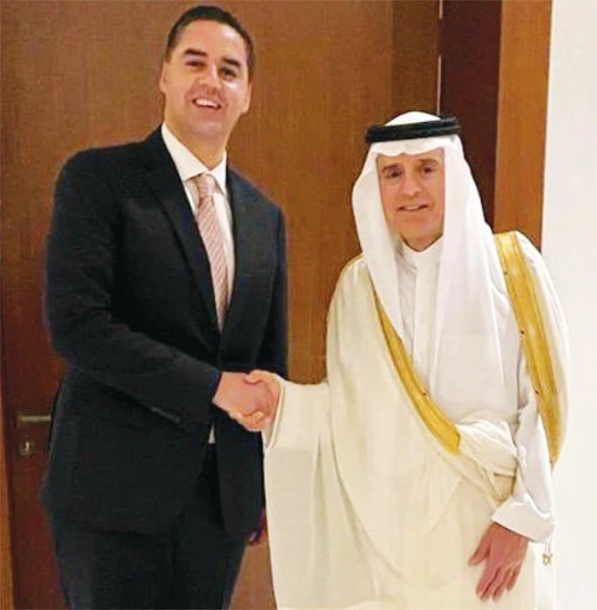 Adel Al-Jubeir receives Malta’s minister for foreign and European affairs