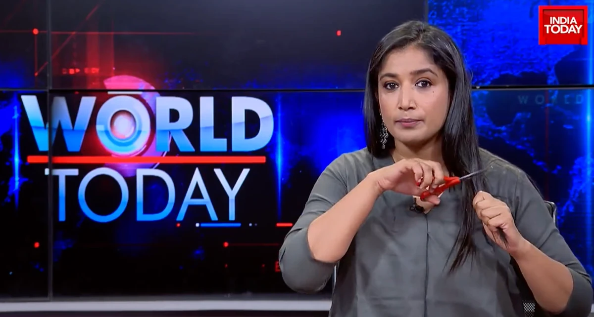 Indian women cut their hair in show of solidarity with protesters in Iran