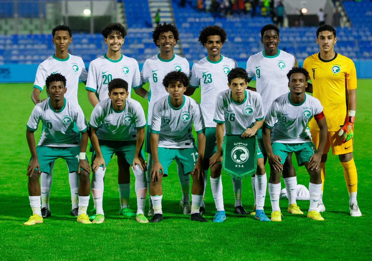 Saudi Arabia have reached the 2023 AFC Under-17 Asian Cup (Twitter/@SPA_Spor)