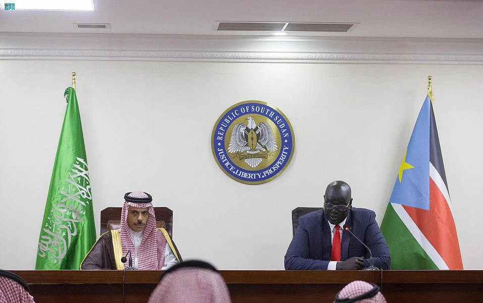 Saudi FM meets South Sudan counterpart in Juba