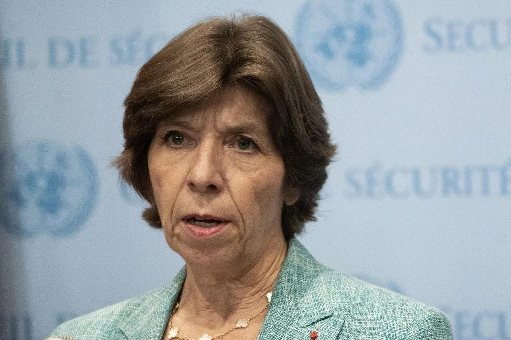 French Foreign Minister Catherine Colonna said she would demand the immediate release of the five French citizens being held in Iran. (AFP)