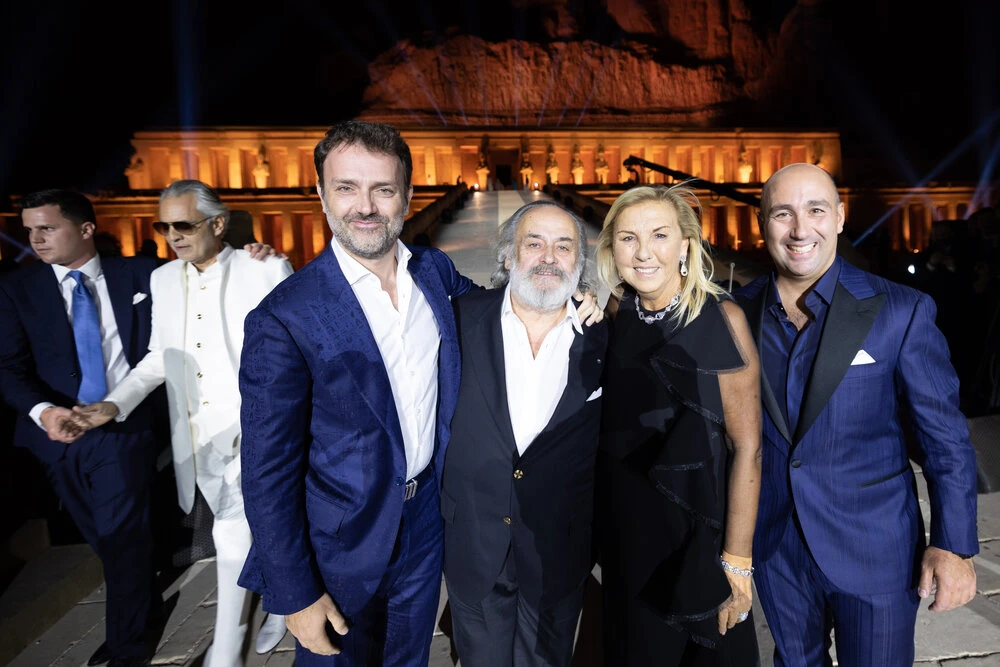 Italian designer Stefano Ricci stages Luxor’s first runway show to mark label’s 50th anniversary