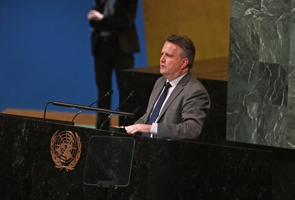 Sergiy Kyslytsya told Arab News that Ukraine is determined to defeat Russia and liberate all of its territories that Moscow has annexed or occupied. (AFP/File)