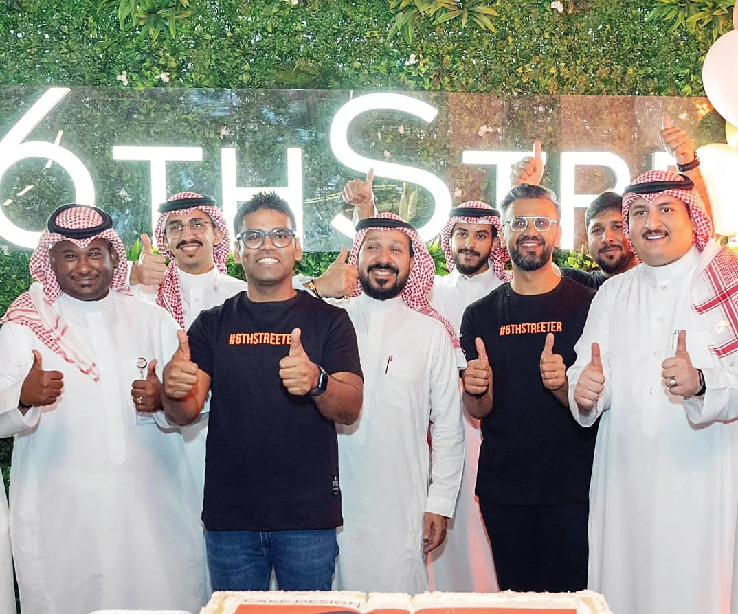 CEO, Dharmin Ved, management, and media representatives attended the opening of 6thStreet.com’s new office in Riyadh. (Supplied)