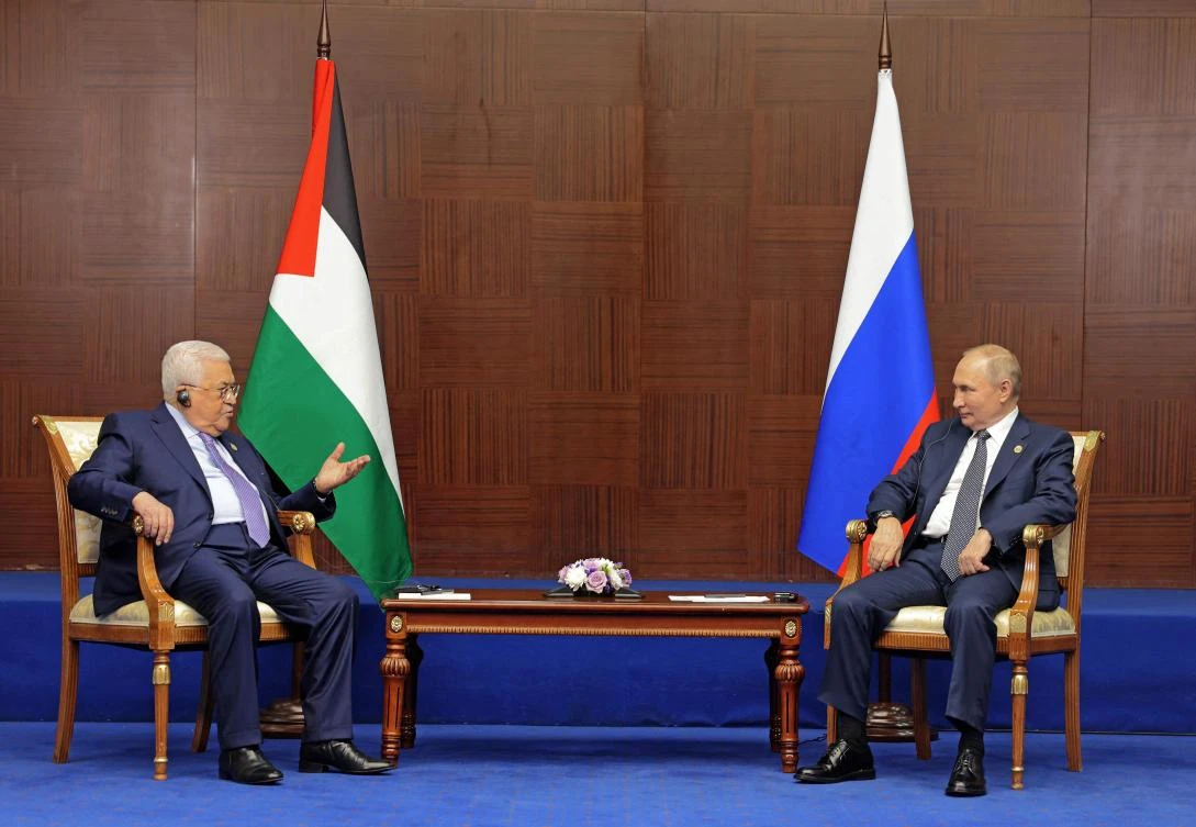Palestinian president ‘does not trust US but happy with Russia’