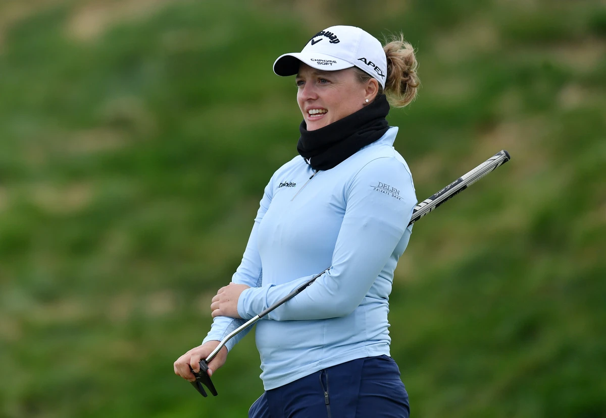 Manon De Roey leads the individual standings at Aramco Team Series - New York. (LET)