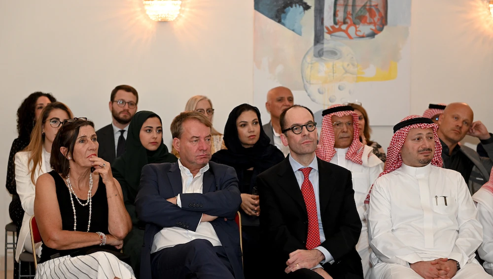 The lecture in Riyadh was titled Revealing Arabia’s Mega-Sites: The Joint Heritage Commission-University of Vienna Discoveries in Qurayyah. (Abdulrahman Alqahtani/AN)