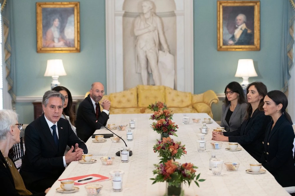 US Secretary Blinken, Iran envoy discuss situation in Islamic Republic with civil society partners, activists