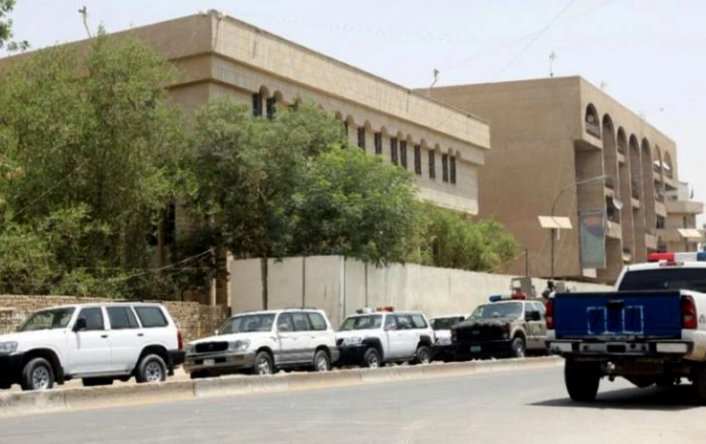 The Rafidain Bank in Iraq’s capital of Baghdad. (AFP)