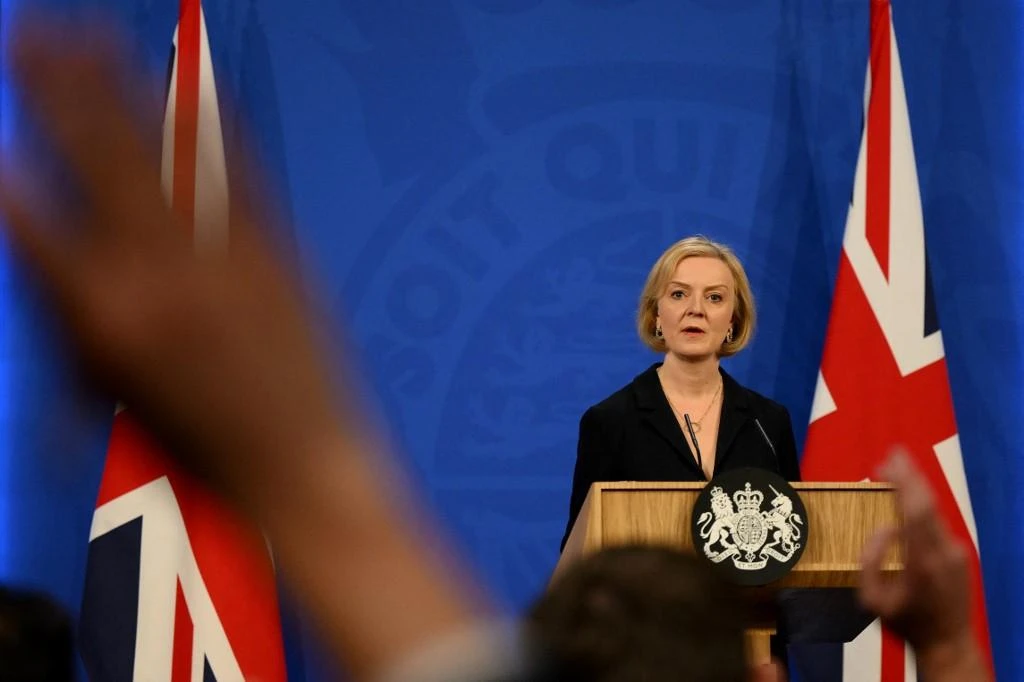 UK Prime Minister Liz Truss earlier admitted she had made mistakes during her six weeks in office. (AFP file photo)