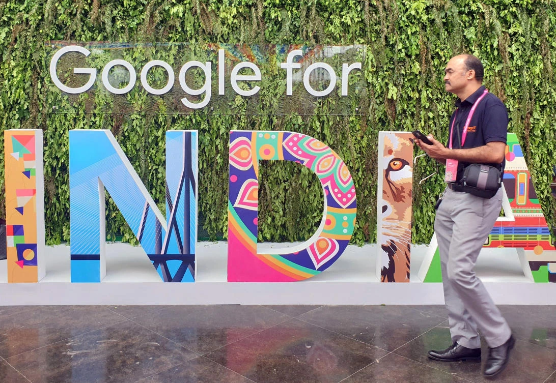 India is home to the second-highest number of smartphone users in the world, with Google’s Android mobile operating system run on 95 percent of all the country’s smartphones. (Reuters)