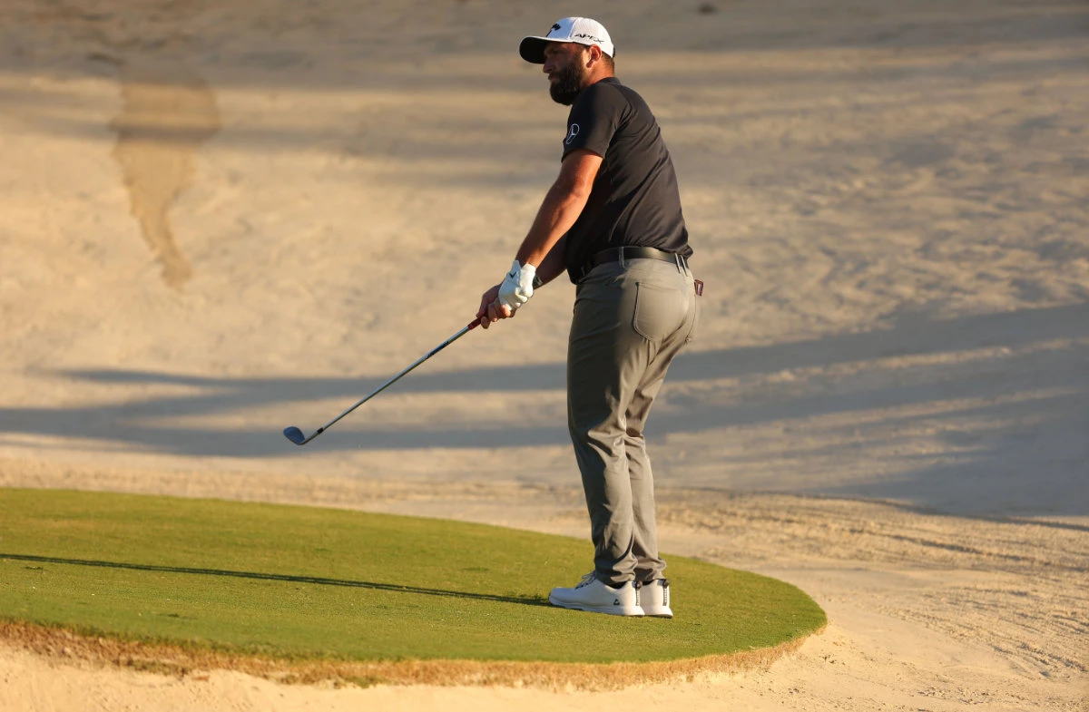 Jon Rahm roars into share of lead at CJ Cup with 62