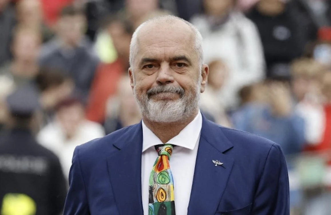 Rama’s three-day visit came a month after Albania severed diplomatic ties with Iran over a July cyberattack that targeted Albanian governmental websites and services. (File/AFP)