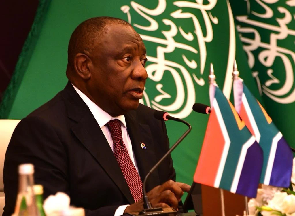 South African President Ramaphosa visited Jeddah earlier in October. (File/@PresidencyZA)