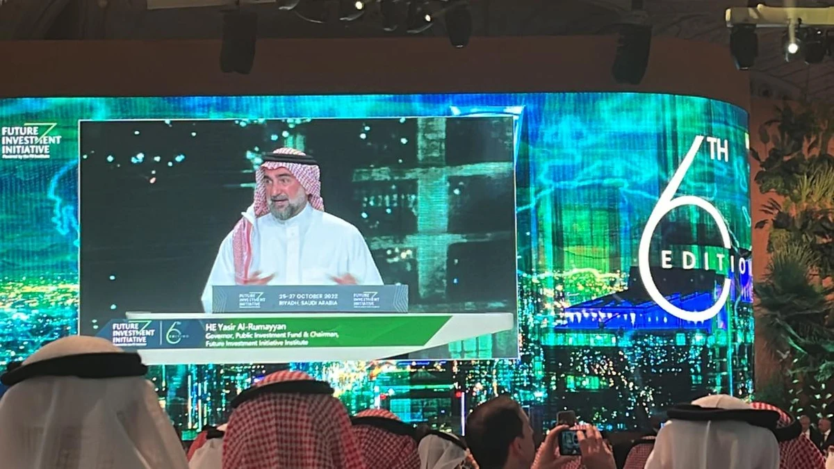 The PIF governor believes humans can deal with global problems like climate change through a data-driven approach (AN)