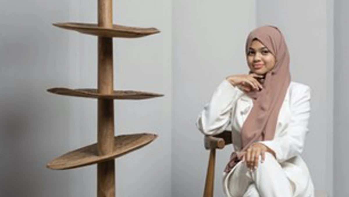 Mohideen is an interior architecture and design student at the University of Sharjah. (Supplied)