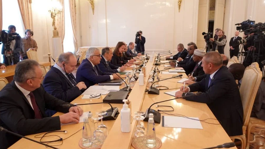 Hissein Brahim Taha met with Sergey Lavrov in Moscow. (OIC)