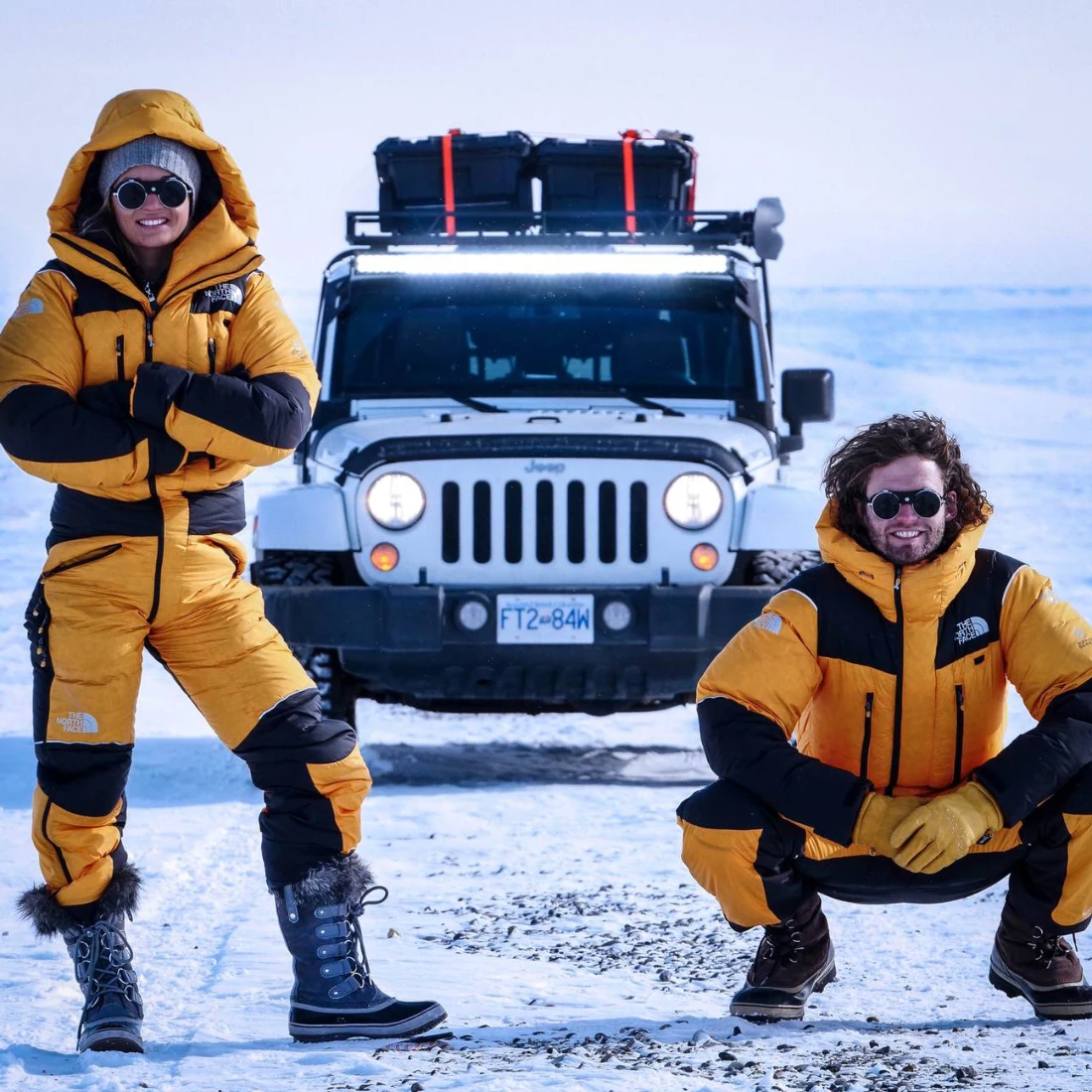 Newlyweds Bridget Thackwray and Topher Richwhite are known for posting glamorous and carefully curated shots of them in exotic locations. (Instagram: @expeditionearth.live)