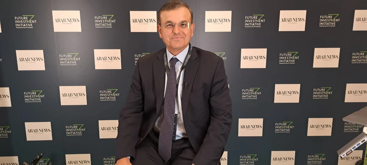 Sunil Kaushal was speaking to Arab News on the sidelines of the Future Investment Initiative in Riyadh (AN)