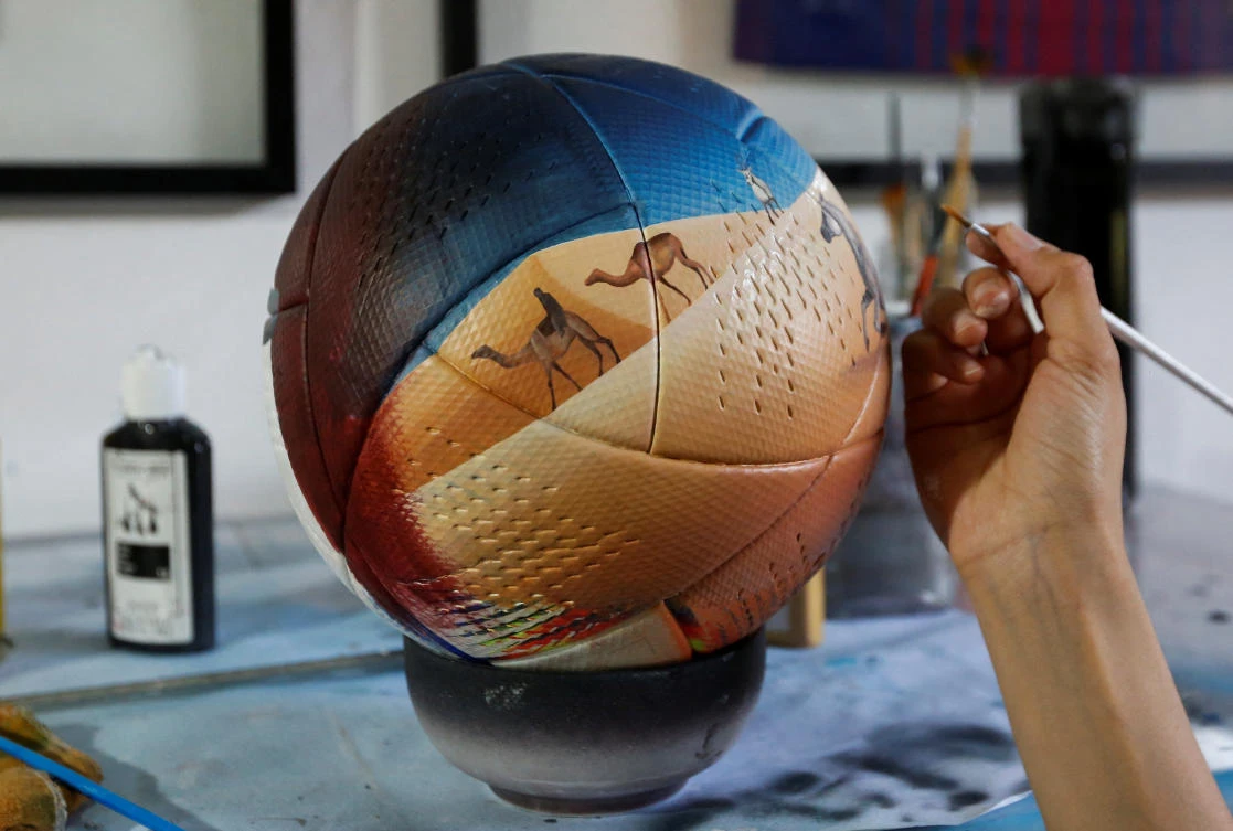 Paraguay artist who painted boots for Messi looks to bring color to World Cup