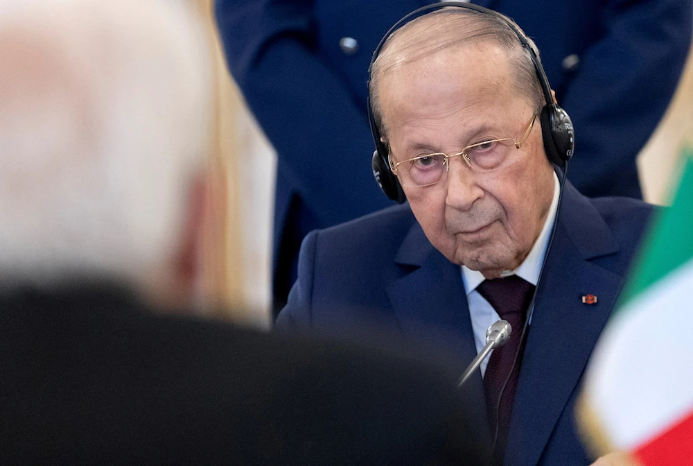 Aoun leaves Lebanon presidential palace in style as term ends