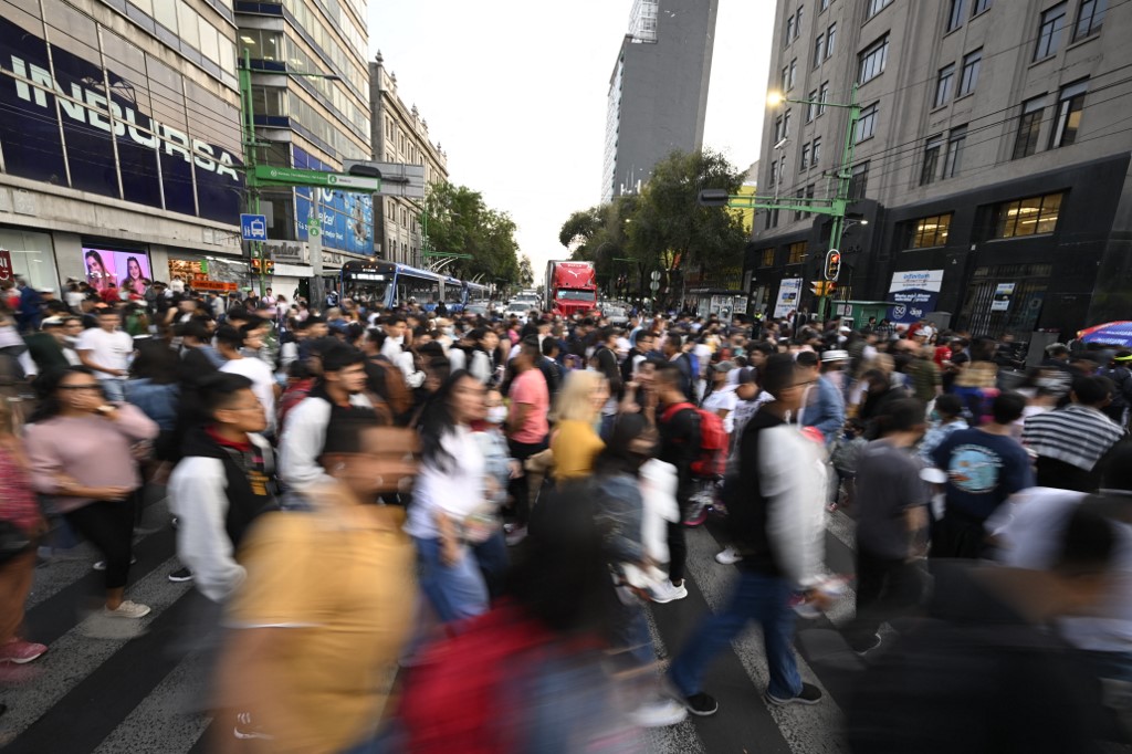 The world population will hit the 8 billion mark soon (File/AFP)