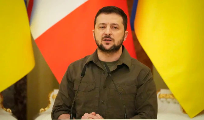 Ukrainian President Volodymyr Zelensky. (AP)