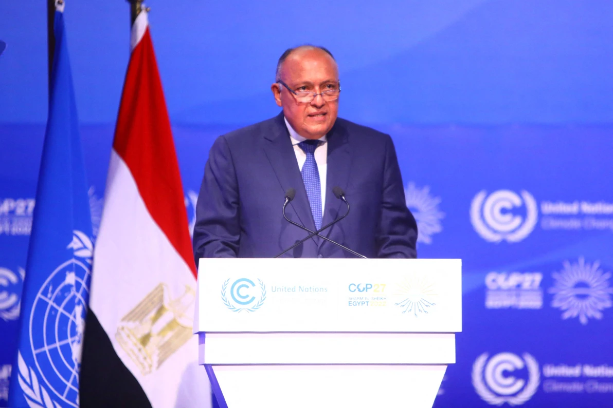 Egyptian Foreign Minister Sameh Shoukry. (AFP)