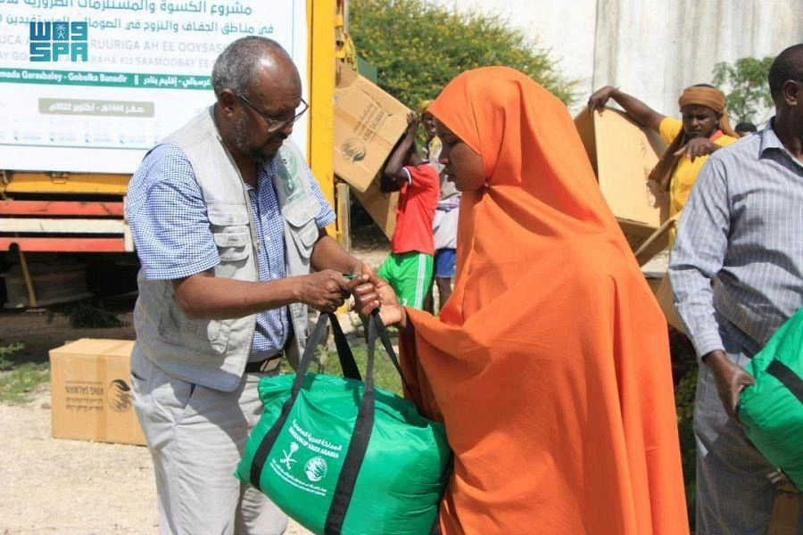 KSRelief was able to aid 4,000 families in the drought-stricken areas of Mogadishu. (SPA)