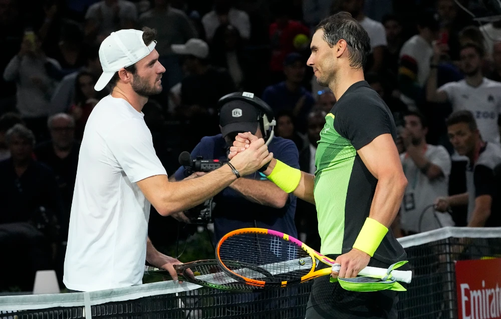 Nadal stunned by Paul in opening match at Paris Masters
