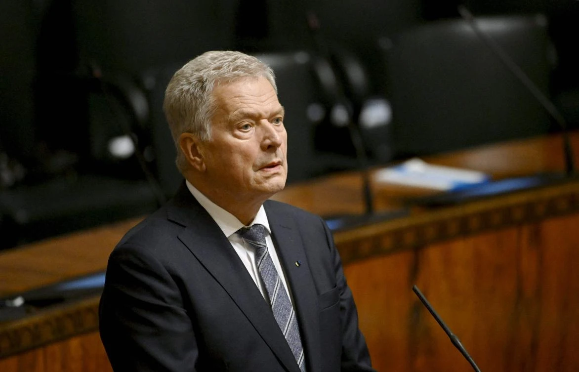 President Sauli Niinisto was optimistic Turkey would will ratify Finland’s NATO application. (AFP)