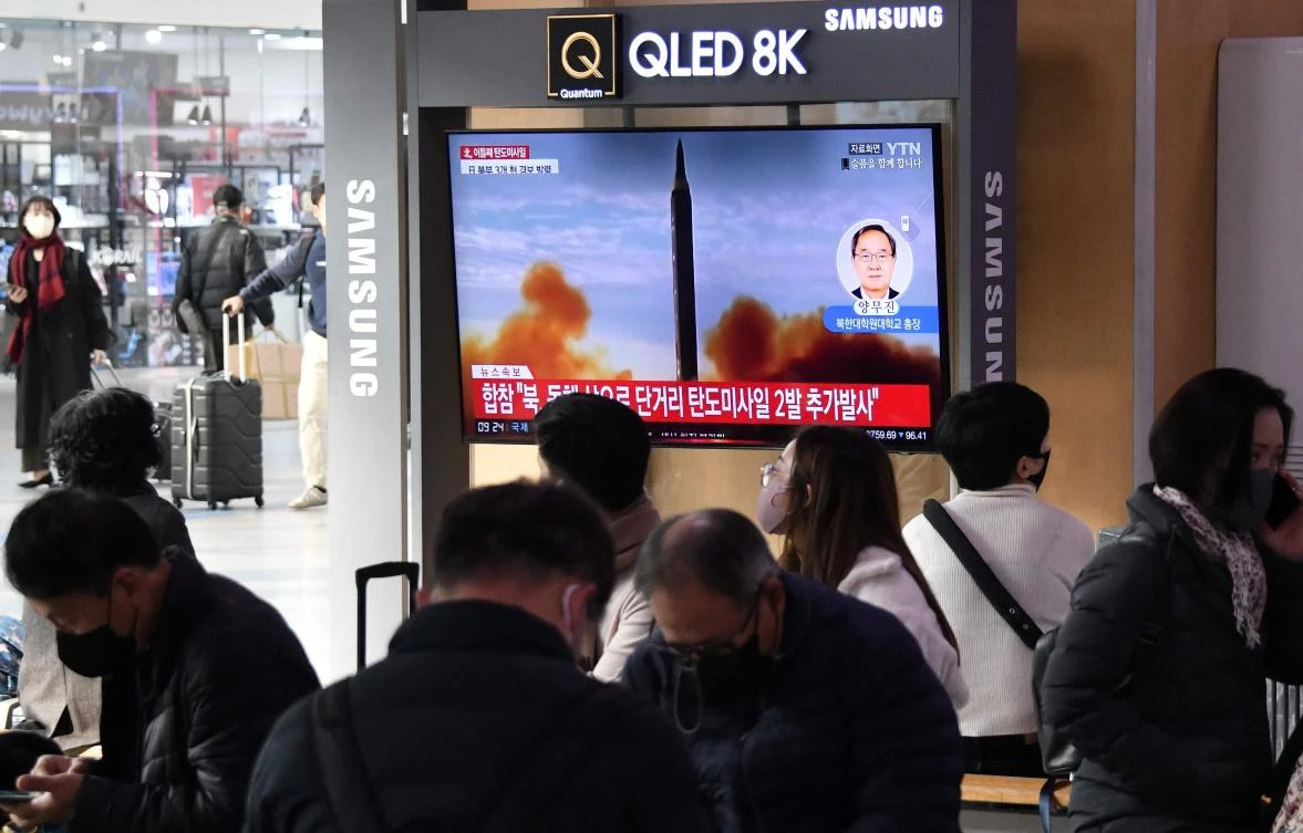 North Korea has test-fired a record number of missiles this year. (AFP)
