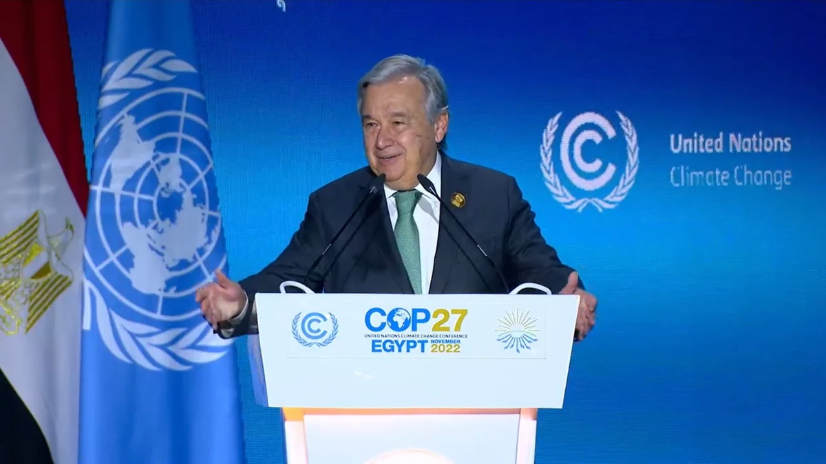 UN Secretary-General António Guterres said some 3.5 billion people live in countries vulnerable to the impacts of climate change. (Supplied)