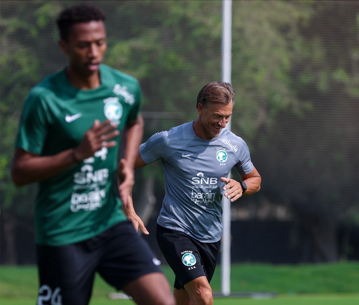 The Saudi national team resumed on Monday its preparatory program in Abu Dhabi. (supplied)