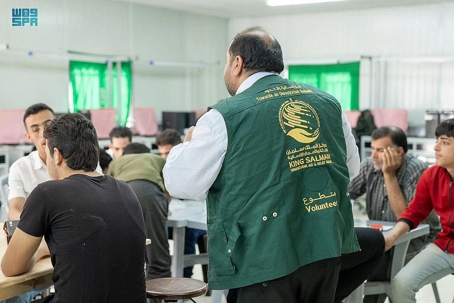 In Jordan, KSRelief launched Sunday voluntary programs in the Zaatari camp for Syrian refugees. (SPA)