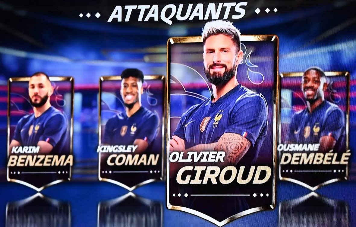Varane and Giroud named in France squad for World Cup