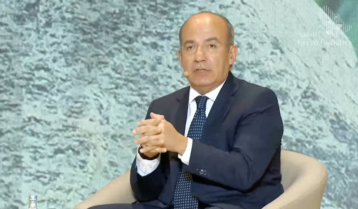 Former Mexico president Felipe Calderón (Screenshot)