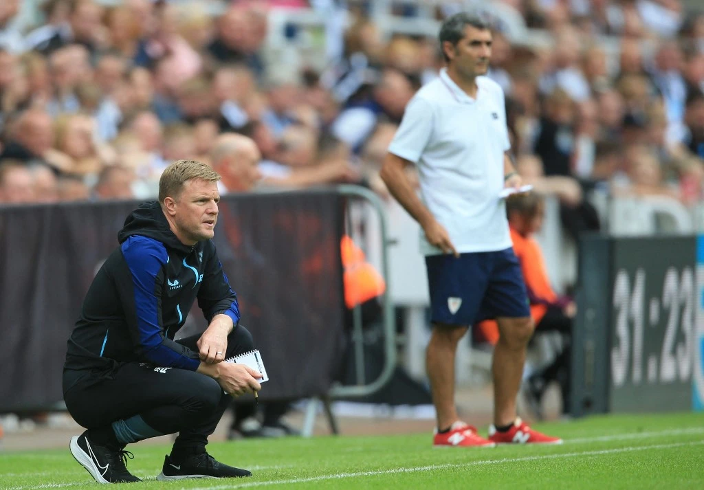 Newcastle surrendered to Chelsea 3-0 just weeks after the takeover by the Public Investment Fund of Saudi Arabia, before Eddie Howe’s term at the helm. (AFP)