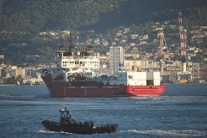 Tensions over migration flared between EU countries on Saturday after people on board a rescue ship turned back by Italy disembarked in France. (AP/File)