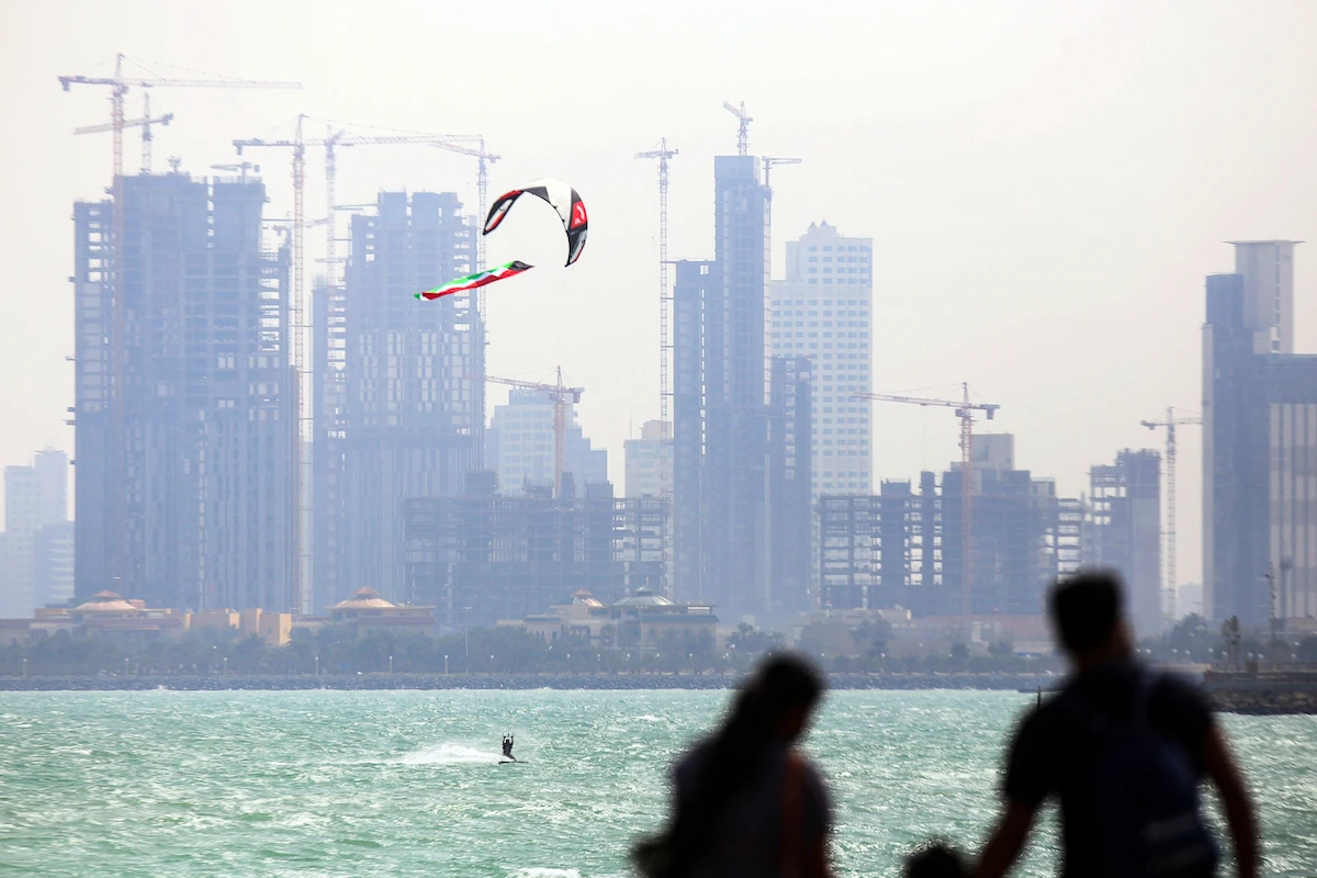 Saji Island is located south of Jaber Causeway. (File/AFP)