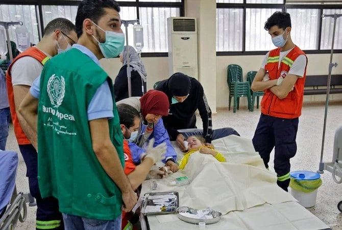 As of Monday, 2,722 suspected cholera cases were reported across Lebanon, with 25 percent of cases being children under the age of five. (File/AFP)